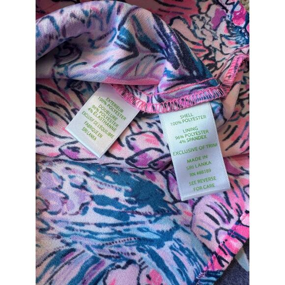 Lilly Pulitzer Lucky Lady Donna Romper/Dress size 2, Built in shorts - Picture 13 of 13